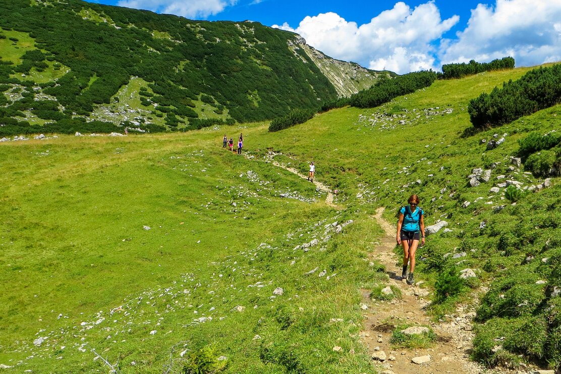 Wanderung vom Zireiner See Richtung Bayreuther Hütte