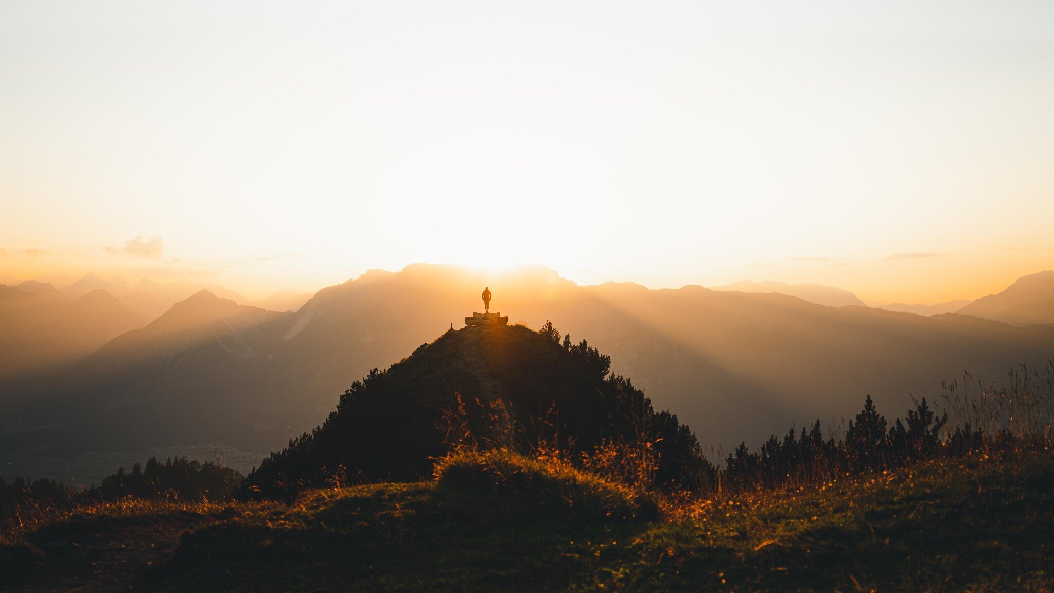 Gratlspitze Sonnenuntergang | © Alpbachtal Tourismus | T. Mühlbacher