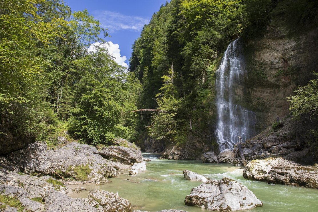 Tiefenbachklamm Brandenberg Wasserfall