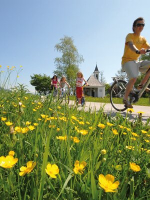 Radfahrer in Radfeld | © Bernhard Berger