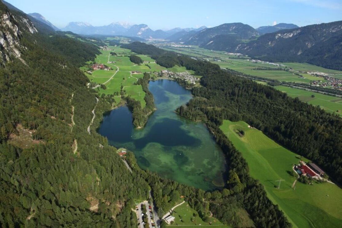 Reintalersee aus der Luft