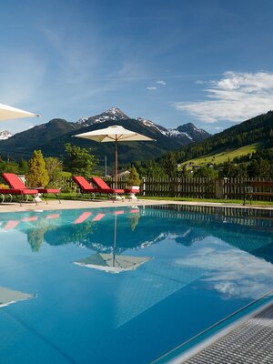 Alpbacherhof Außenpool Blick Galtenberg | © Alpbacherhof/Fotograf Stefan  Michael